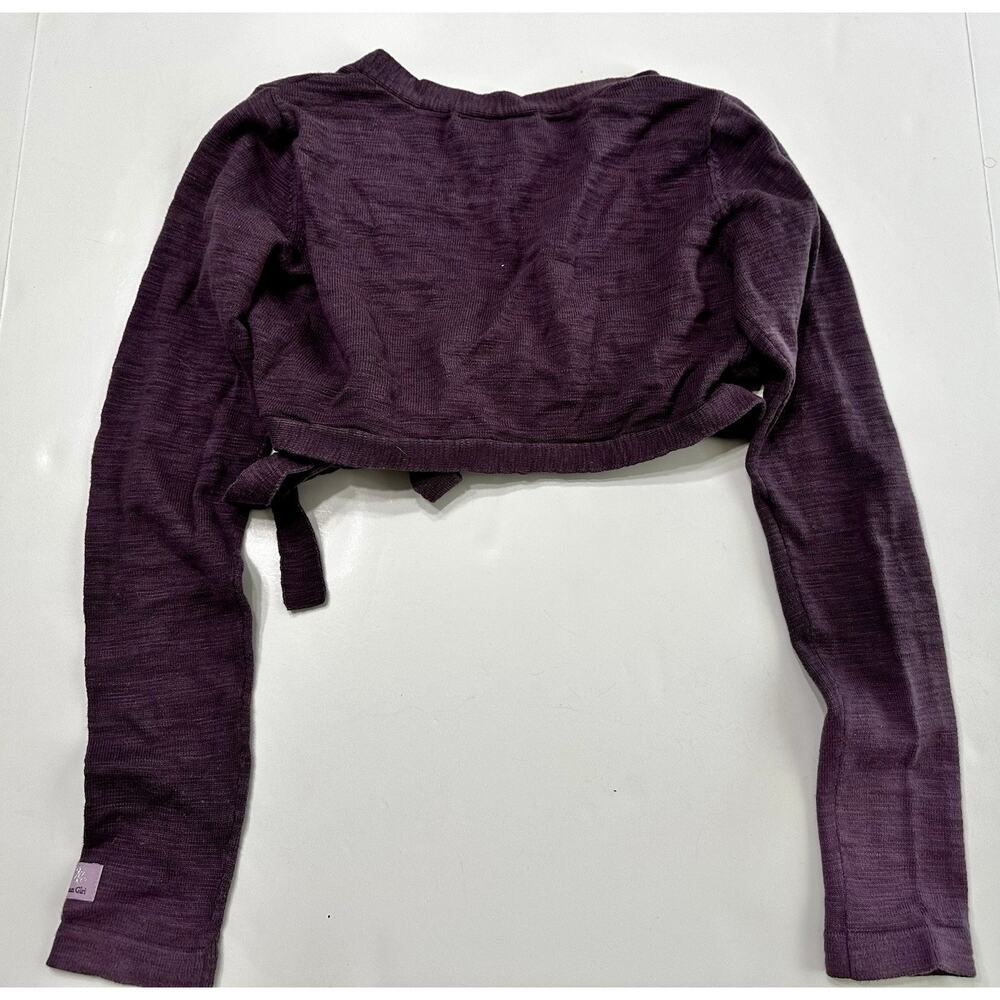 American Girl Doll Isabelle Purple Wrap Cardigan Sweater FOR GIRLS Size M 10/12 - Picture 4 of 4